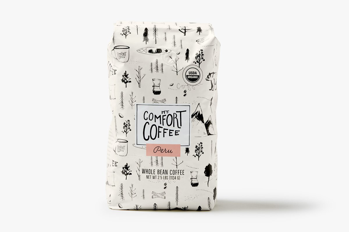 （餐飲）Comfort咖啡品牌vi設計——插圖包裝視覺設計，vi設計，餐飲vi設計，餐飲品牌vi設計，包裝視覺設計，品牌標識vi設計，品牌vi設計，品牌策劃，深圳vi設計，左右格局